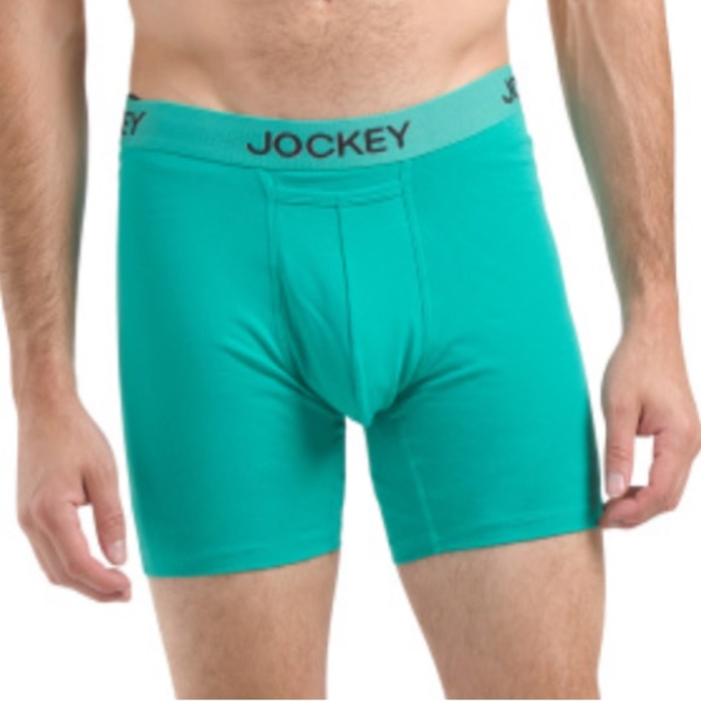 Jockey Generation Silver Cotton Stretch Pouch 2 Boxer Briefs Size Medium